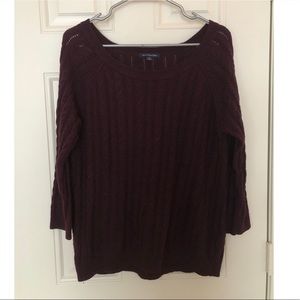 Maroon sweater
